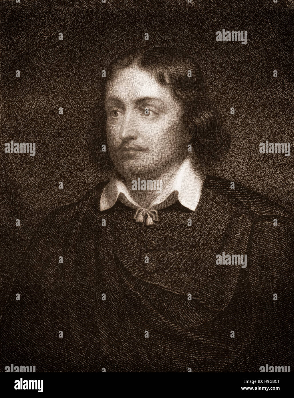 Incisione in acciaio, c. 1860, Jean Claude, 1619-1687, un protestante francese divino, Jean Claude, , 1619-1687, ein französischer reformierter Theologe Foto Stock