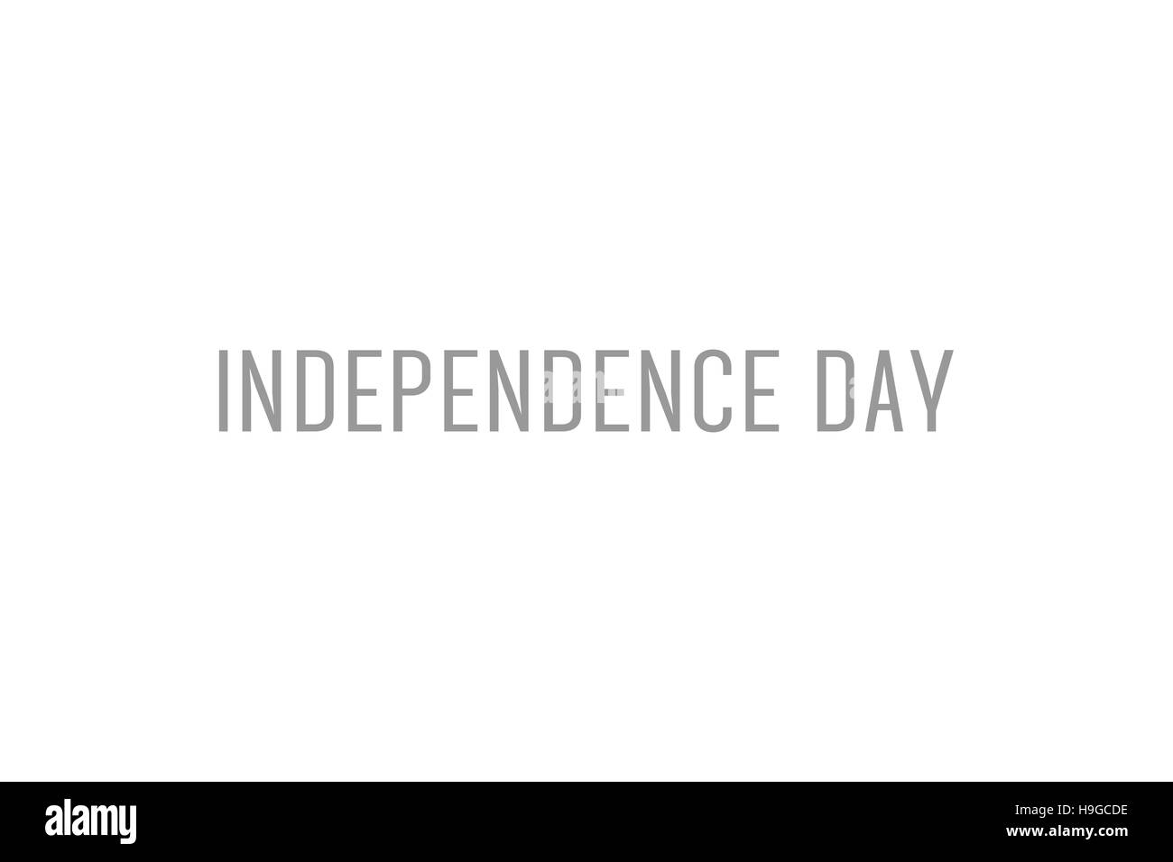 Giorno di indipendenza graphic Foto Stock