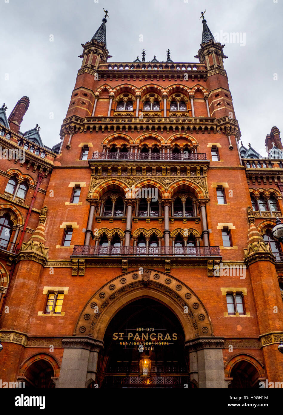 St Pancras Renaissance Hotel, Londra, Regno Unito. Foto Stock