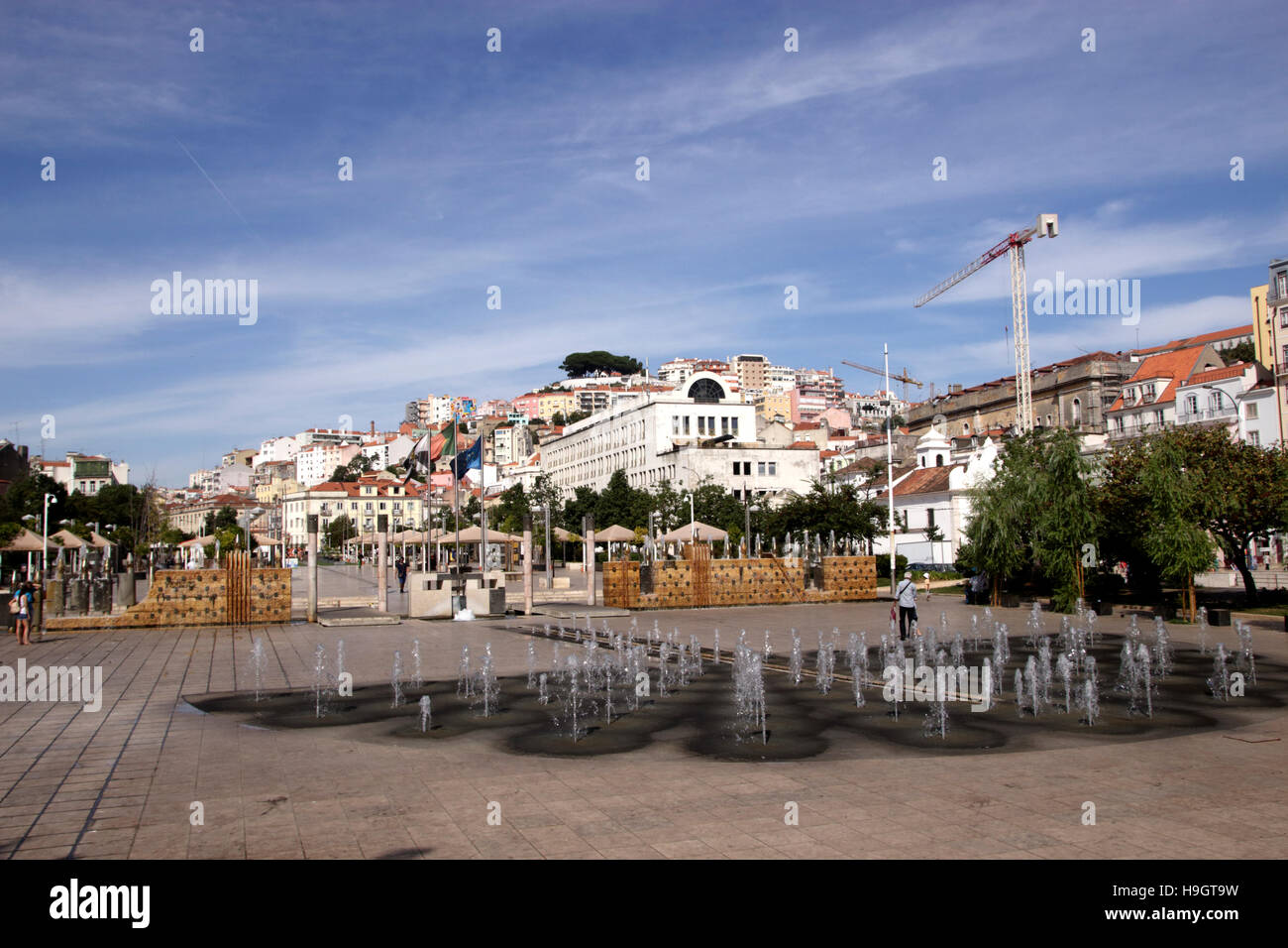 Praça Martim Moniz Lisbona Portogallo Foto Stock