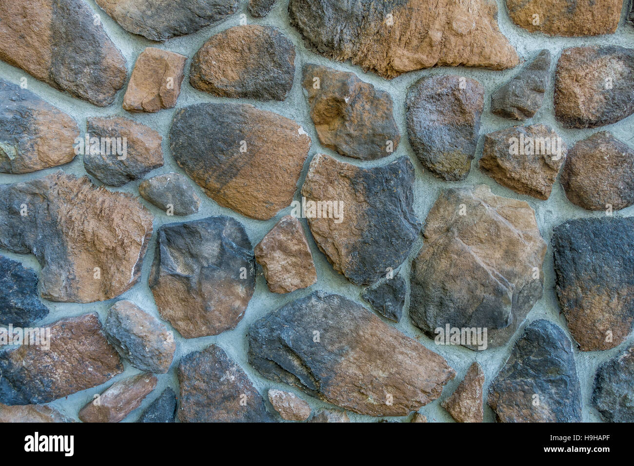 Primo piano immagine di una forma libera della parete di roccia. Lo sfondo o la texture Foto Stock