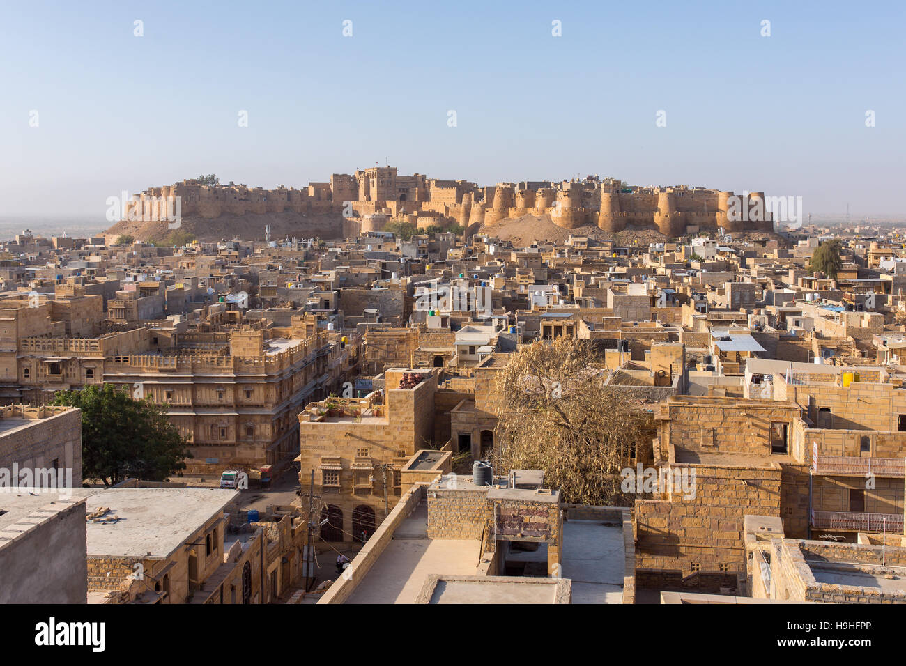 Jaisalmer fort nel Rajasthan, India Foto Stock