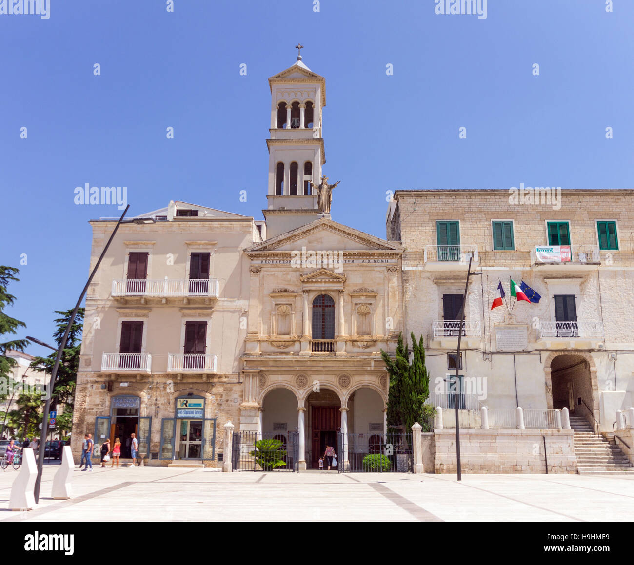 L'Italia, Puglia, Ruvo di Puglia, piazza Matteotti, Santissimo la Chiesa del Redentore Foto Stock