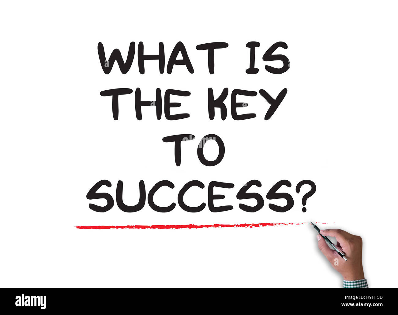 Qual è la chiave del successo? Foto Stock