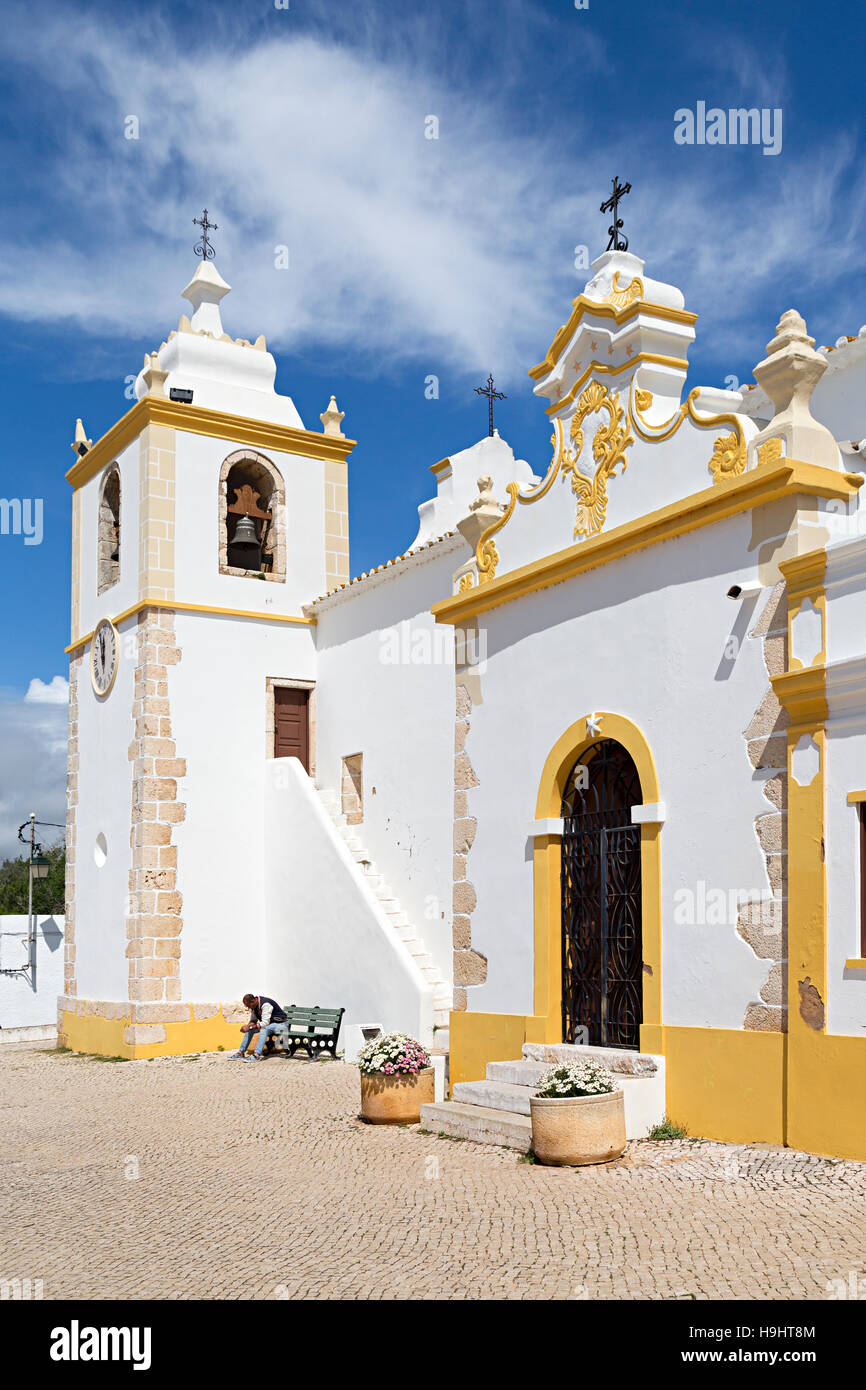 Igreja Matriz de Alvor, chiesa cattolica, Alvor, Algarve, PORTOGALLO Foto Stock