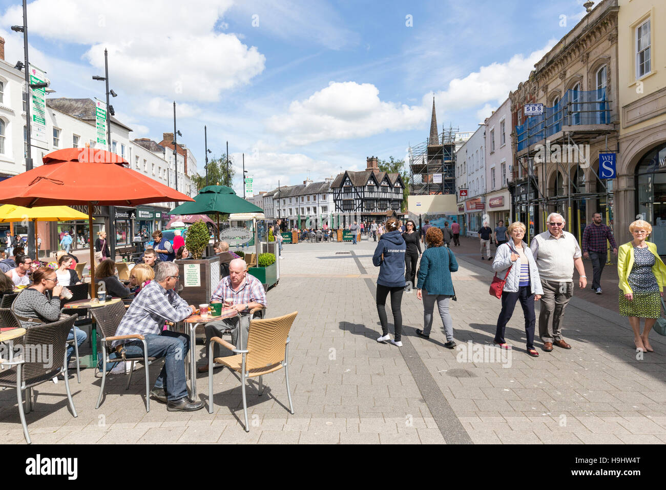 Shopping Centre, Hereford, Regno Unito Foto Stock
