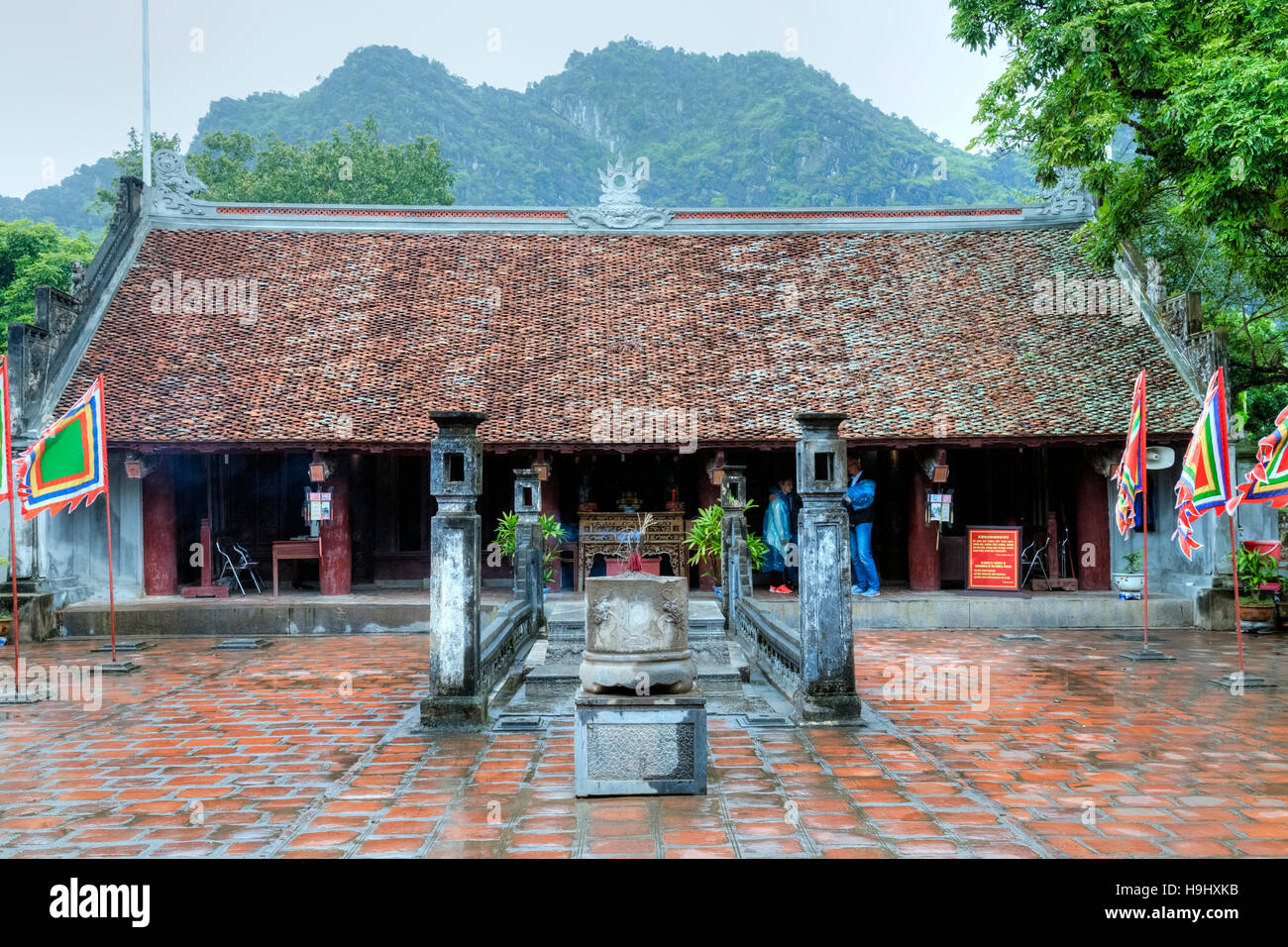 Dinh Tien Houng tempio, Ninh Binh, Vietnam Asia Foto Stock