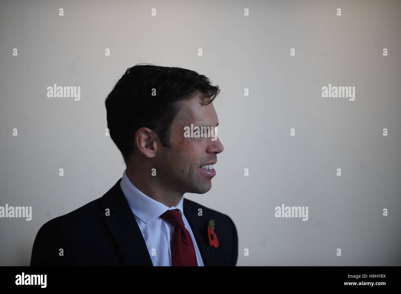 Ken pattini Welsh Assembly il ministro per la Cultura, Turismo e Sport. Foto Stock