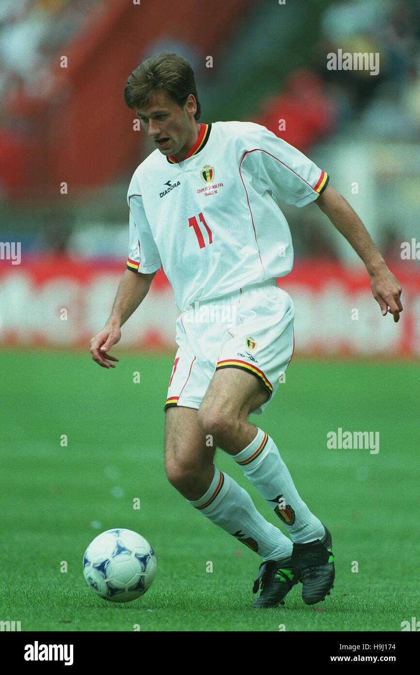 NICO VAN KERCKHOVEN BELGIO & Lierse SK 29 Giugno 1998 Foto Stock