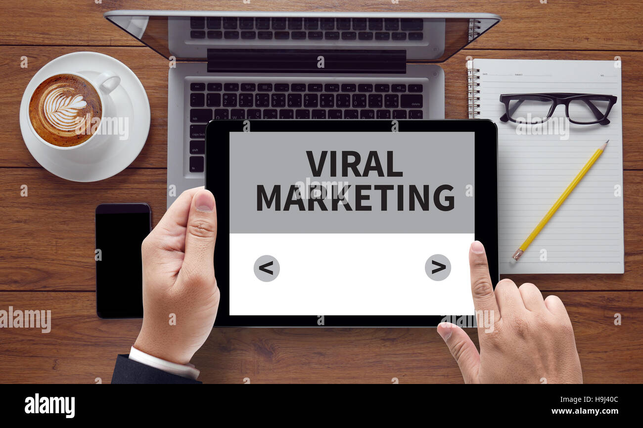 MARKETING VIRALE Foto Stock