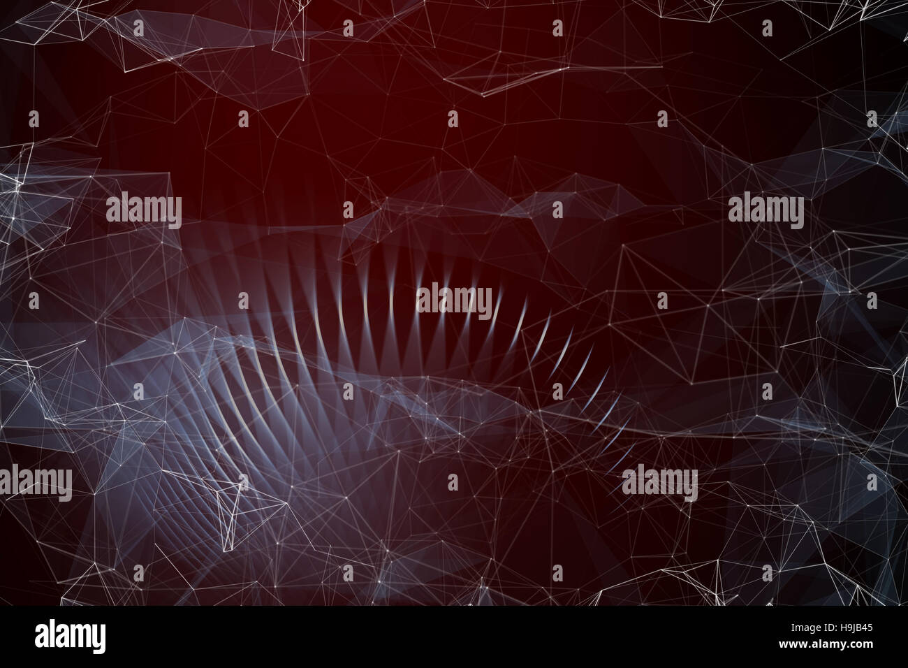 Immagine composita di sfondo nero con sfumature Foto Stock