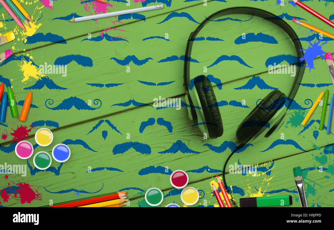 Immagine composita del telaio di alimentazione arte Foto Stock