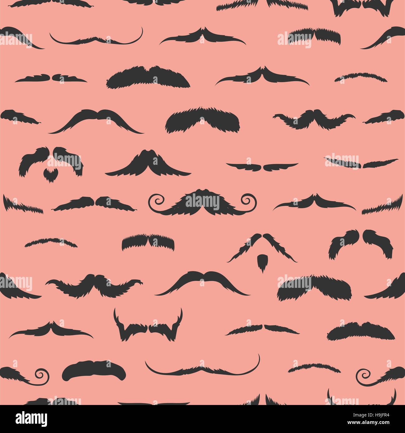 Immagine composita di mustaches Foto Stock