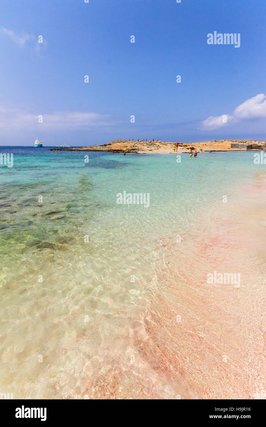 Spagna, isola delle Baleari, Formentera, Playa de Ses Illetes Foto Stock