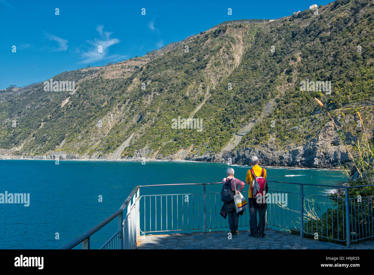 Parco Nazionale delle Cinque Terre, Liguria, Italia Foto Stock