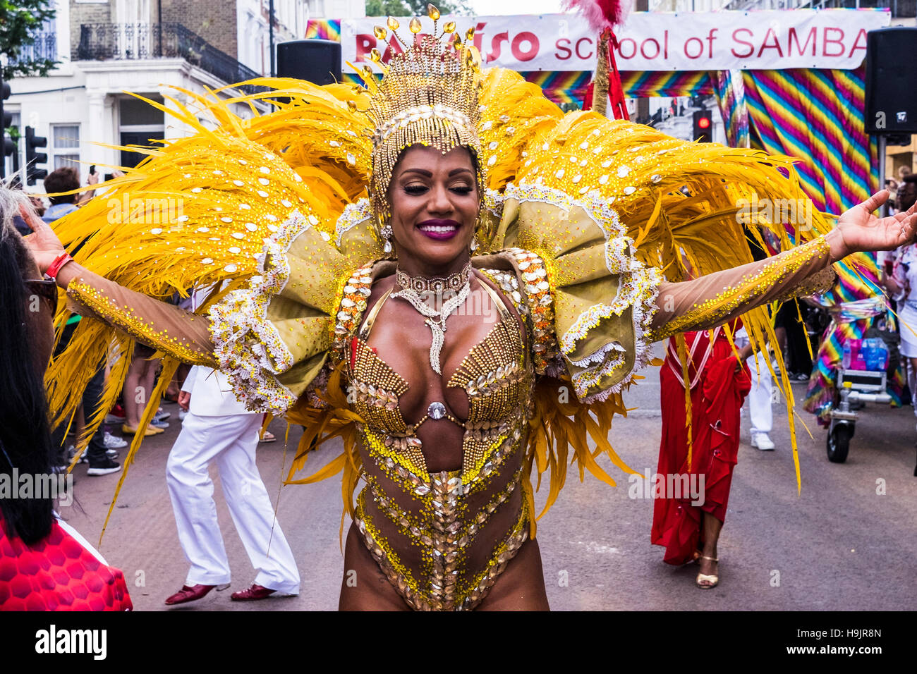 2016 carnevale di Notting Hill, London, England, Regno Unito Foto Stock