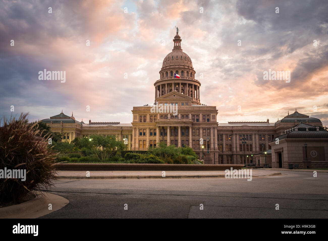 Stati Uniti d'America, Austin, Texas State Capitol, Congress Avenue Foto Stock