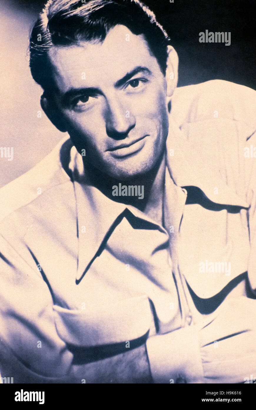 Gregory Peck, nome completo Eldred Gregory Peck (La Jolla, 5 Aprile 1916 - Los Angeles, 12 giugno 2003) era un attore americano Foto Stock