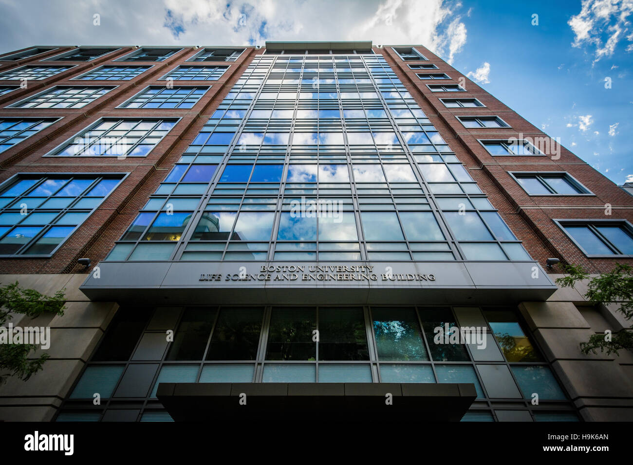 Le scienze della vita e la costruzione di ingegneria presso la Boston University di Boston, Massachusetts. Foto Stock