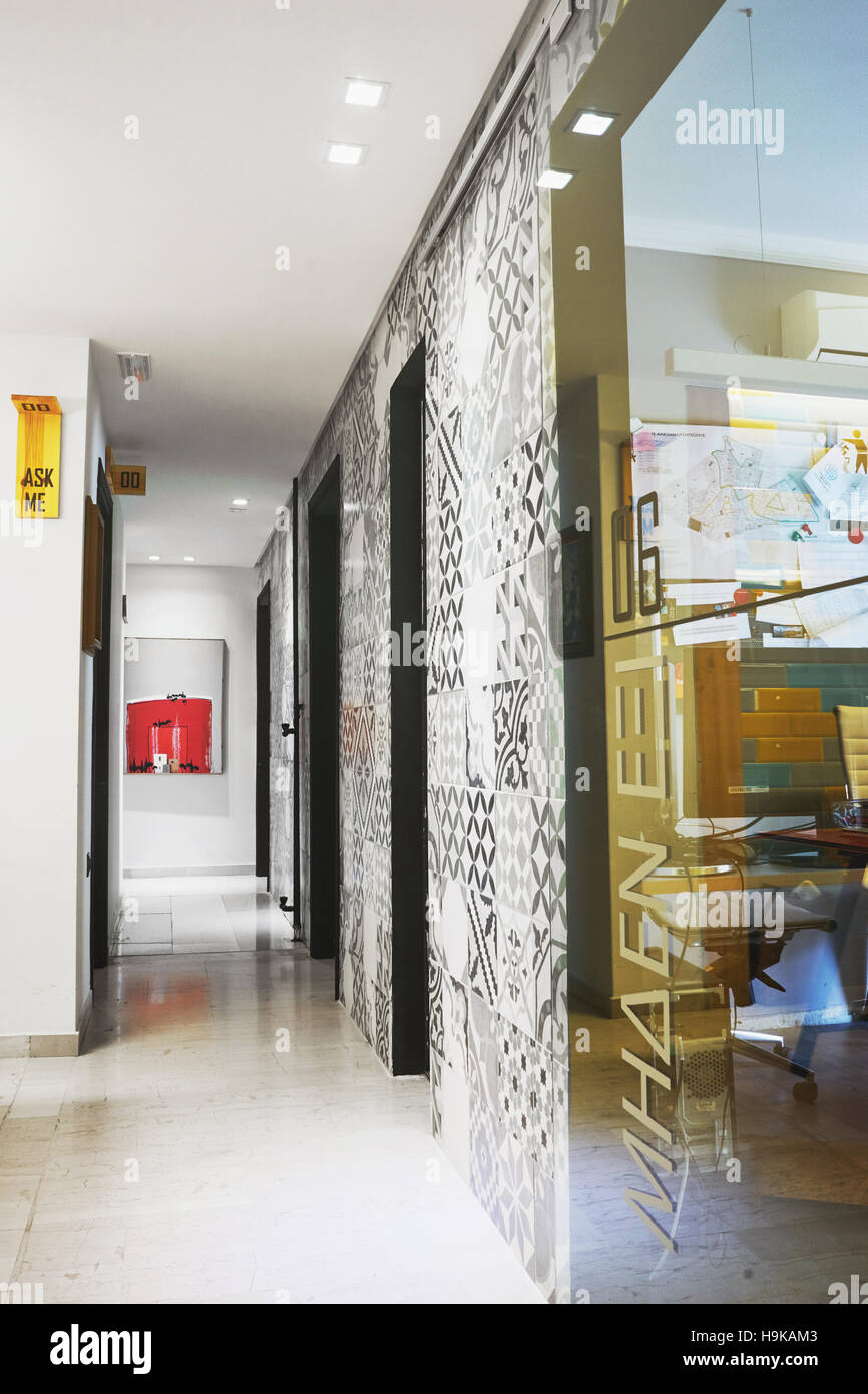 Ufficio moderno, spazio interno Foto Stock