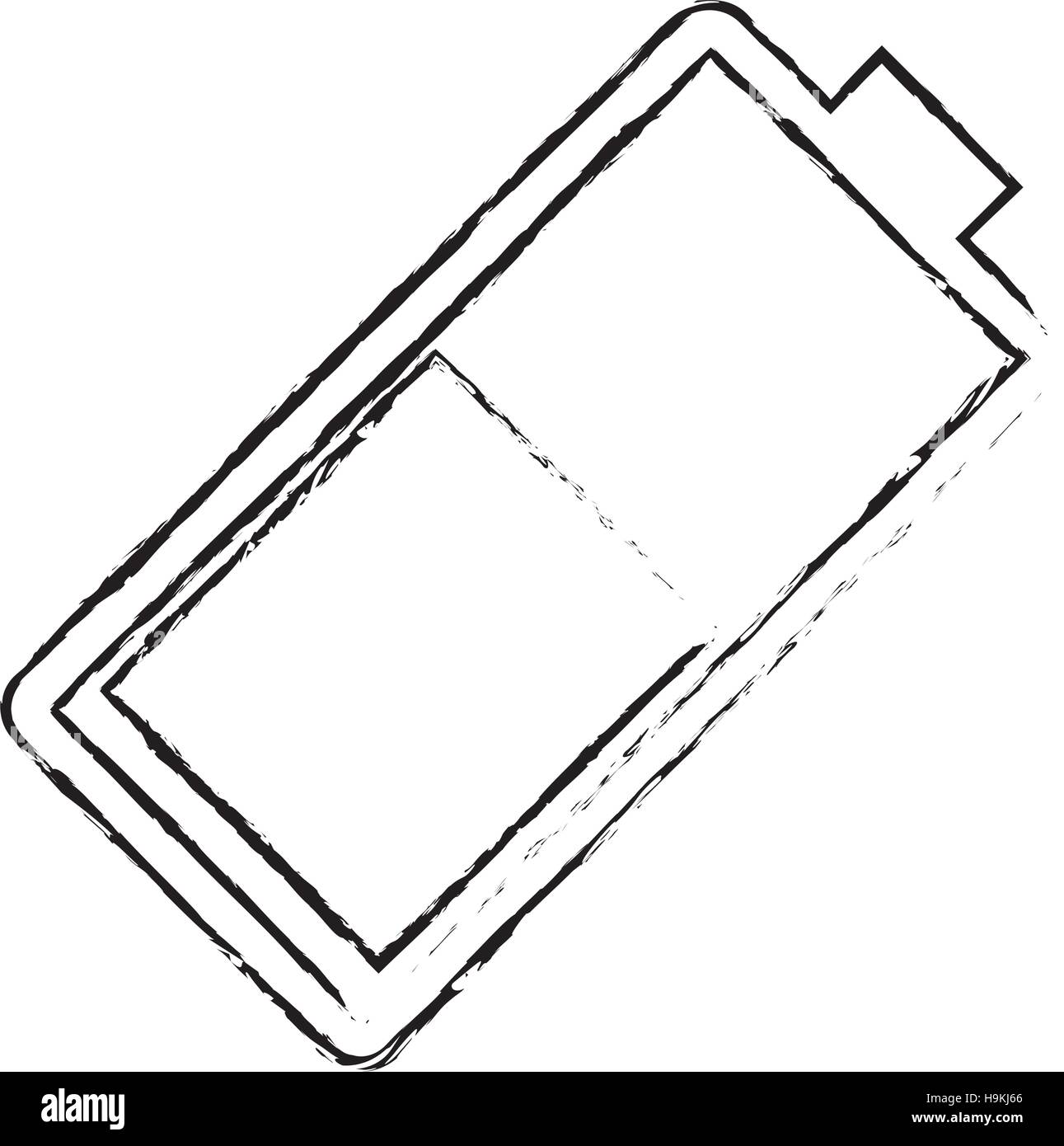 Batteria ricarica completa Illustrazione Vettoriale