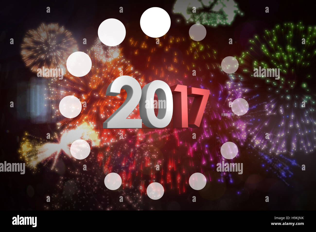 Composite immagine 3D dell'anello di grafica Foto Stock