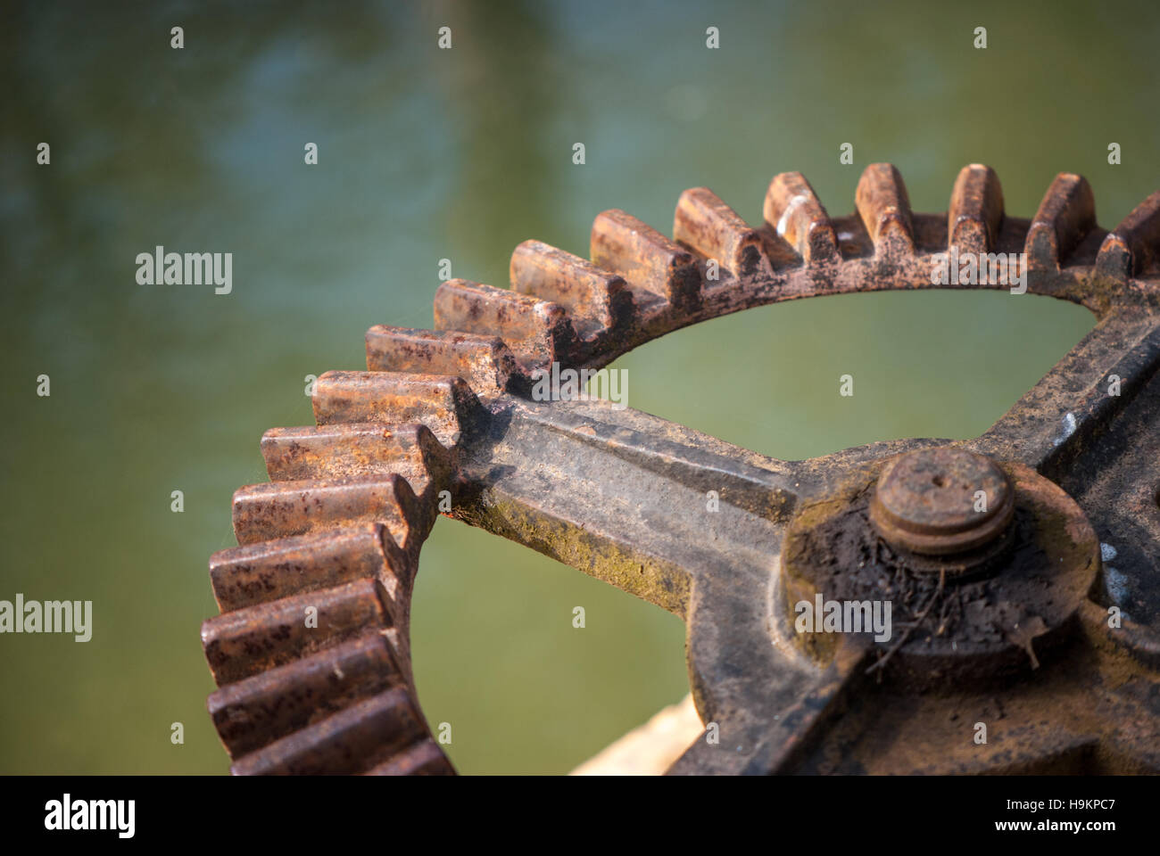 Fiume di ingranaggio Foto Stock