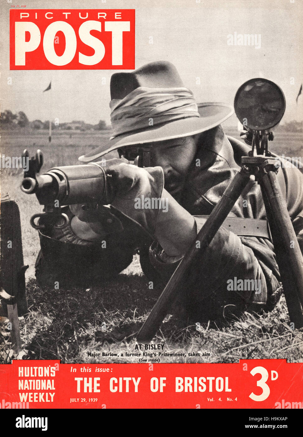 1939 Immagine Post incontro di fucile a Bisley Foto Stock