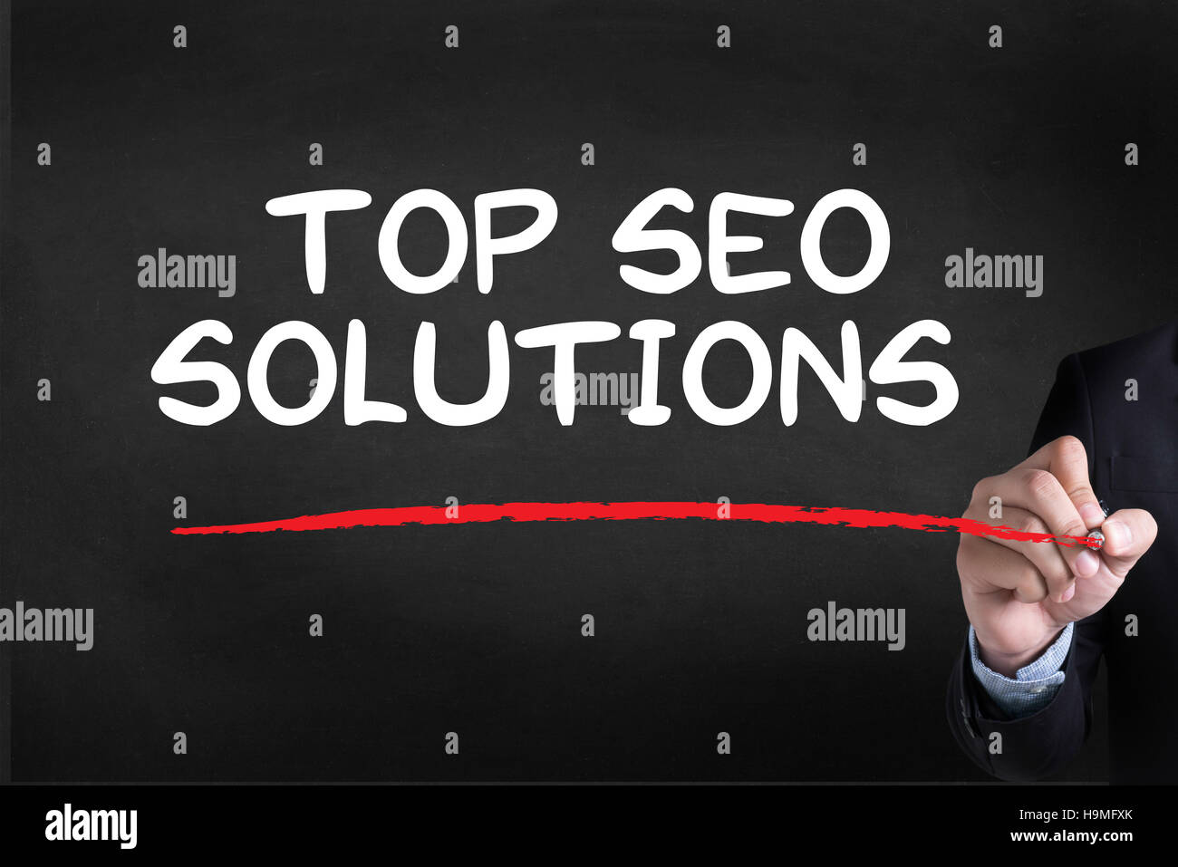 TOP SEO SOLUTIONS Foto Stock