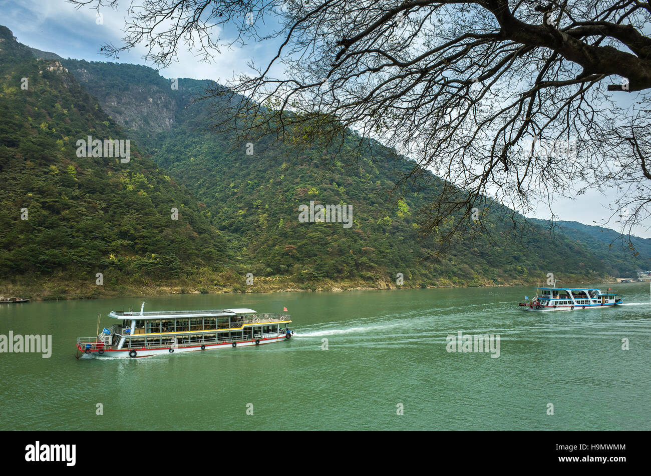 Turismo naturale in Qingyuan, Cina Foto Stock