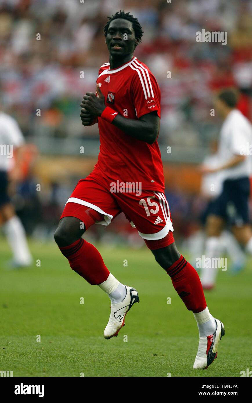 KENWYNE JONES TRINIDAD & TOBAGO & EXETER FC WORLD CUP NORIMBERGA Germania 15 giugno 2006 Foto Stock