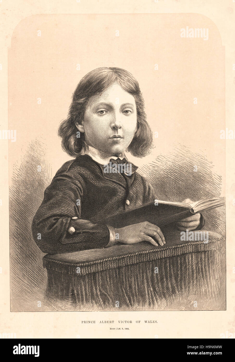 1873 Illustrated London News Duca di Clarence Foto Stock