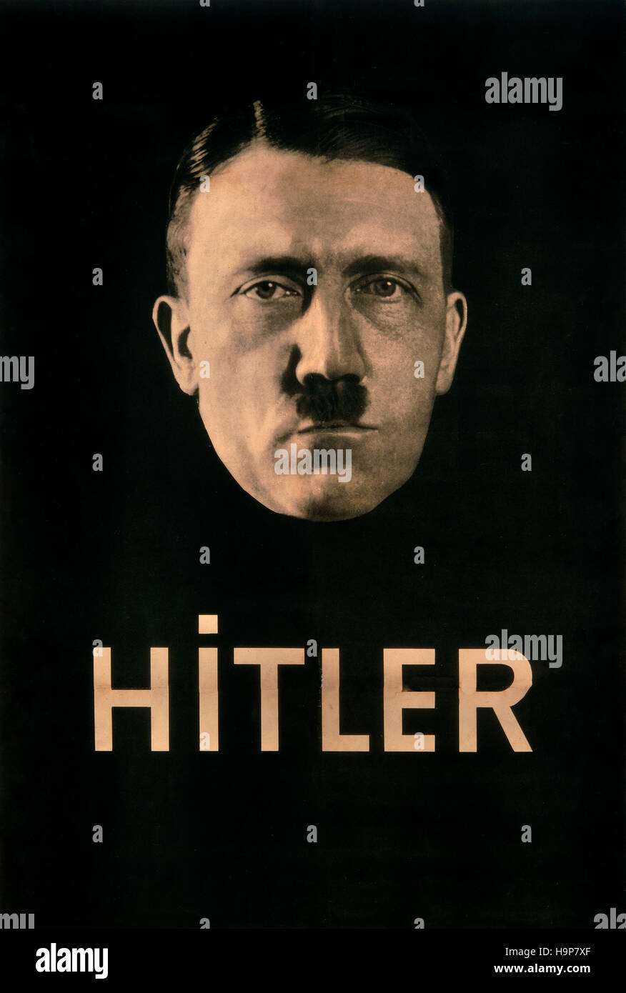 Cartellone elettorale del XX secolo , Adolf Hitler Foto Stock