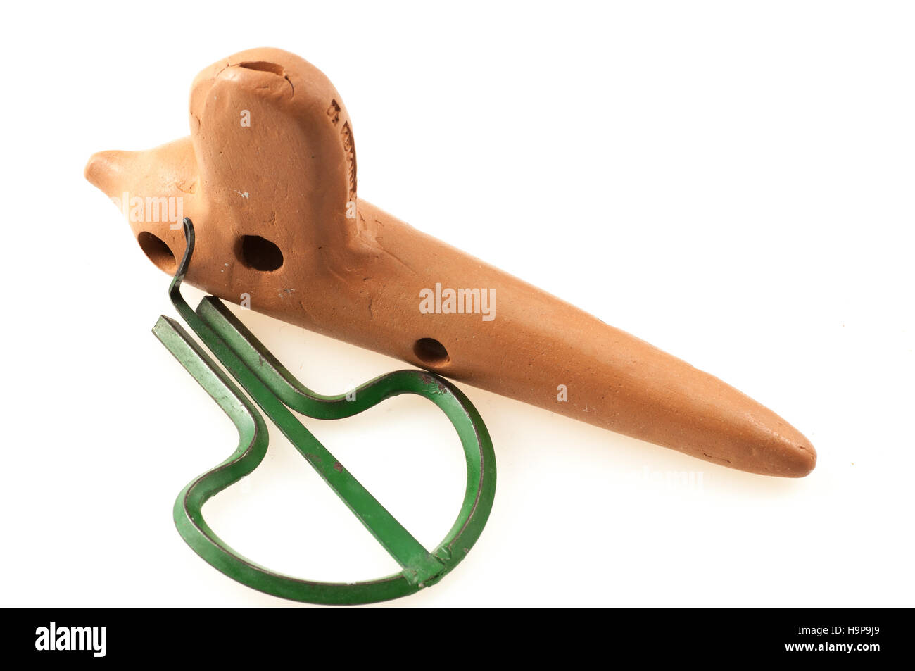 Antichi strumenti musicali come quella siciliana ebreo di arpe Foto Stock