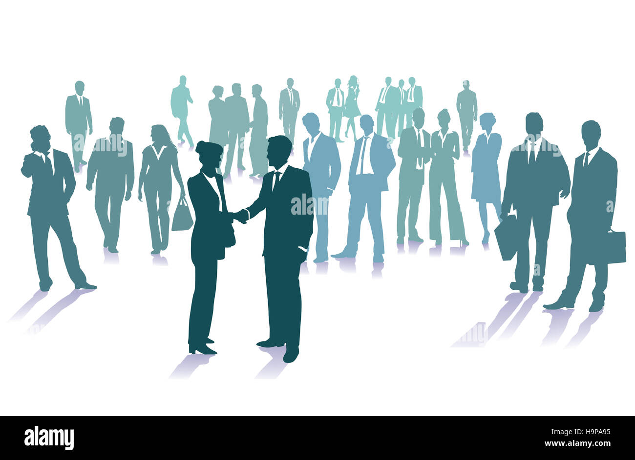 Meeting aziendali Foto Stock