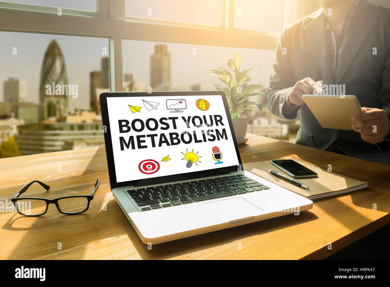 Incrementare IL TUO METABOLISMO Foto Stock