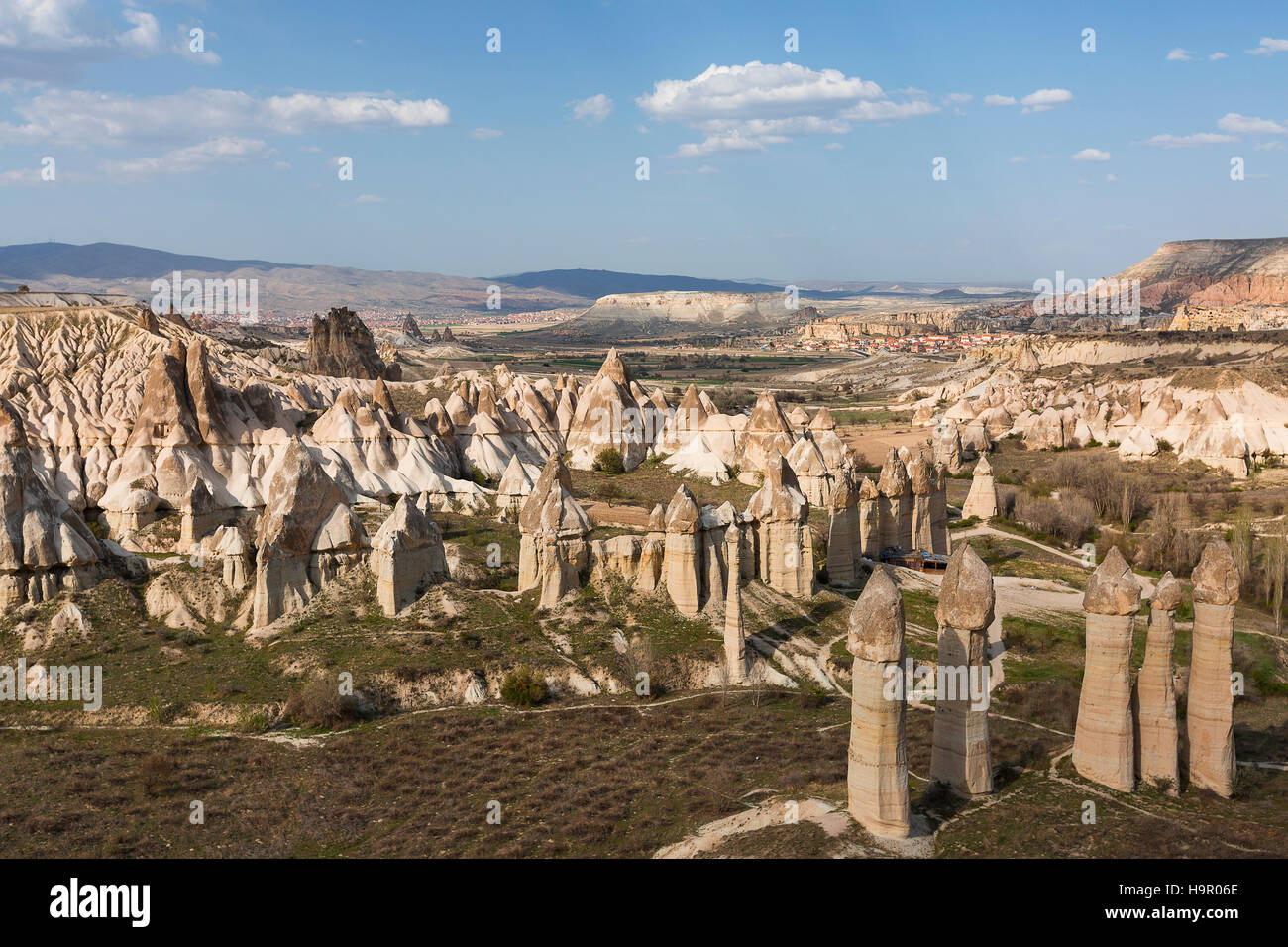 Camini di Fata in Cappadocia, Turchia Foto stock - Alamy