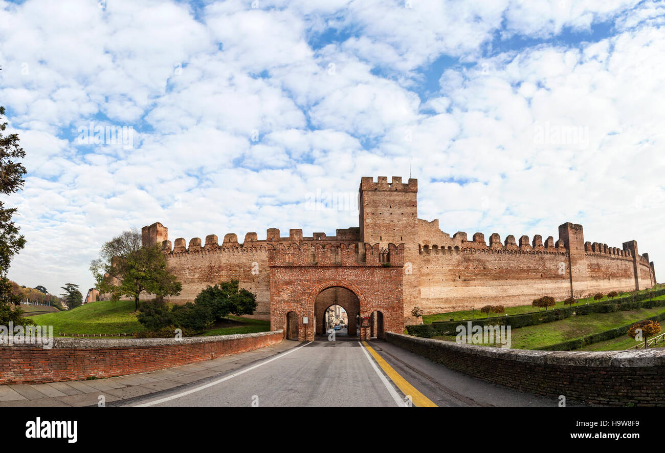 Forte di città murata di Cittadella in Italia, Europa Foto Stock