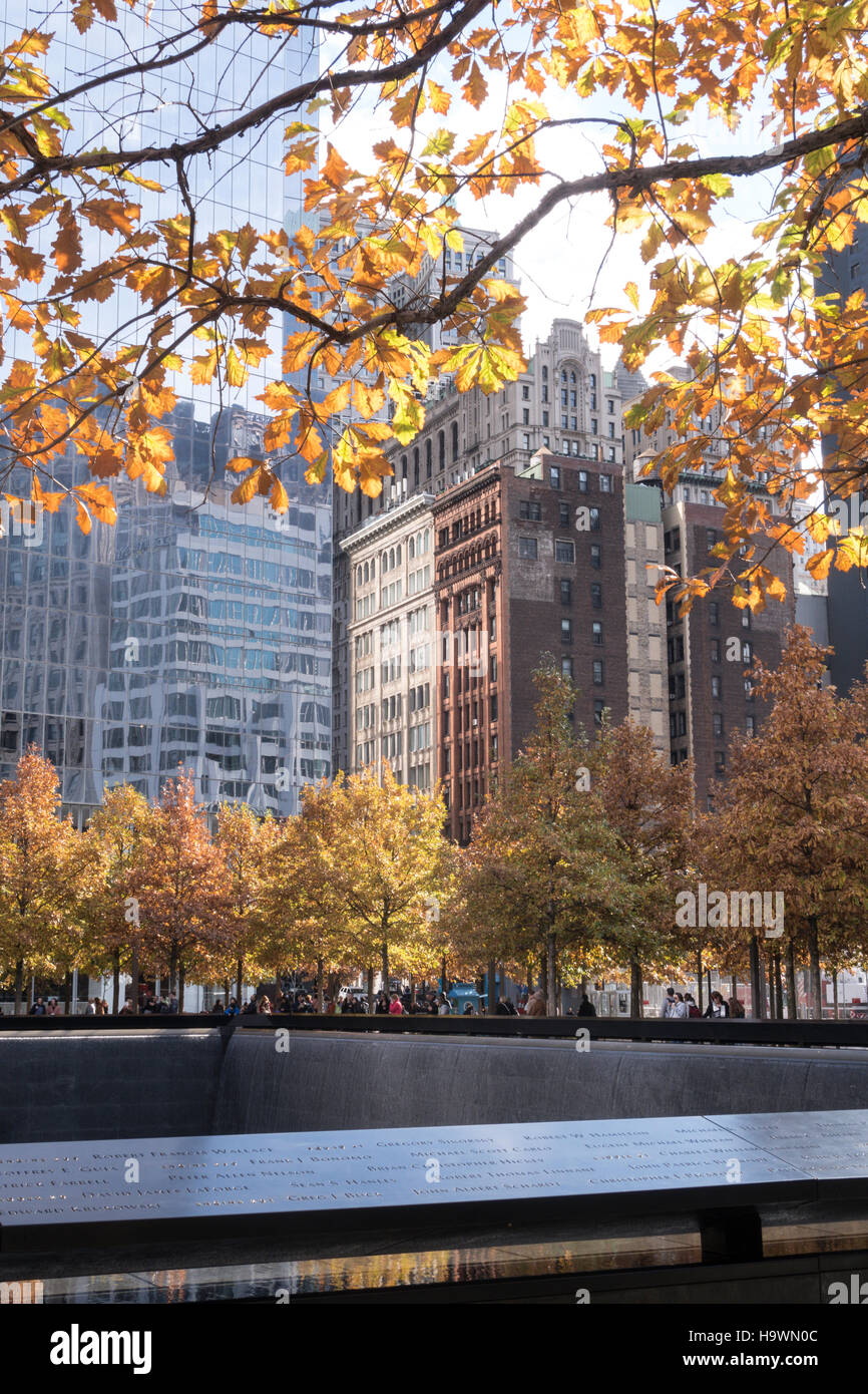 World Trade Center, la parte inferiore di Manhattan, New York, Stati Uniti d'America Foto Stock