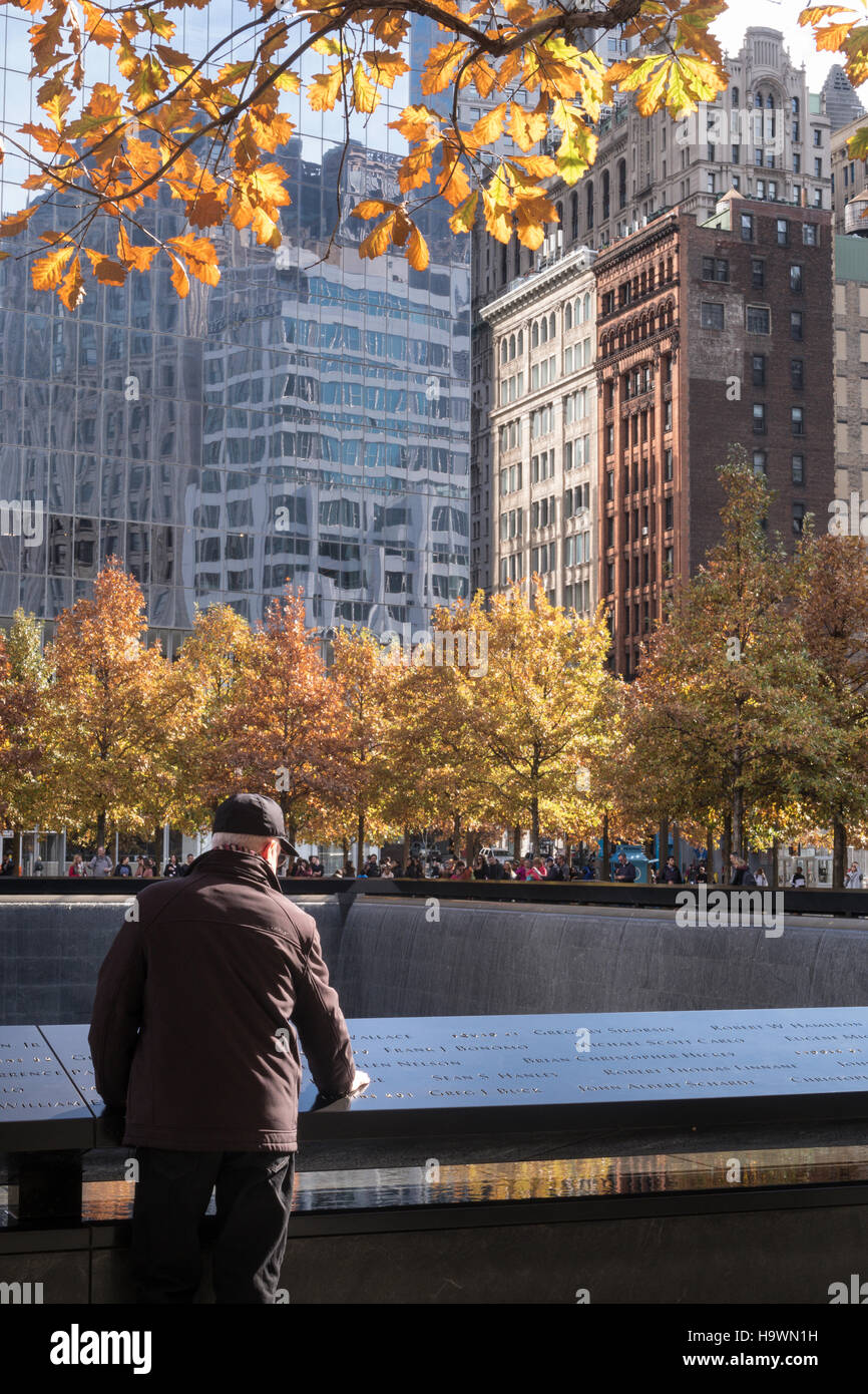 World Trade Center, la parte inferiore di Manhattan, New York, Stati Uniti d'America Foto Stock