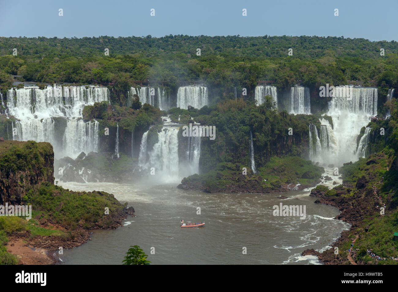 Iguazu Waterall. Meraviglie naturali Foto Stock
