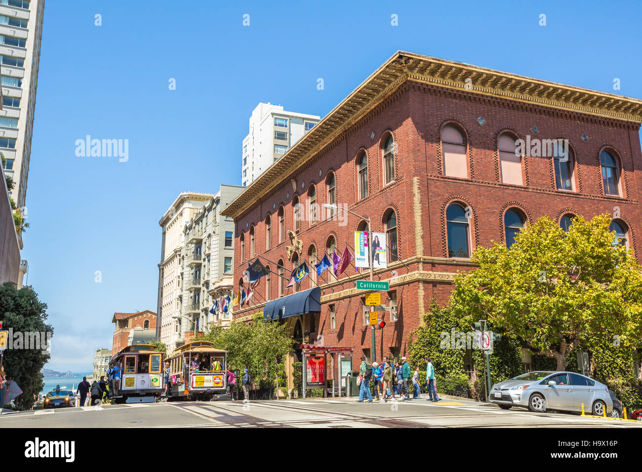California Street Line Foto Stock
