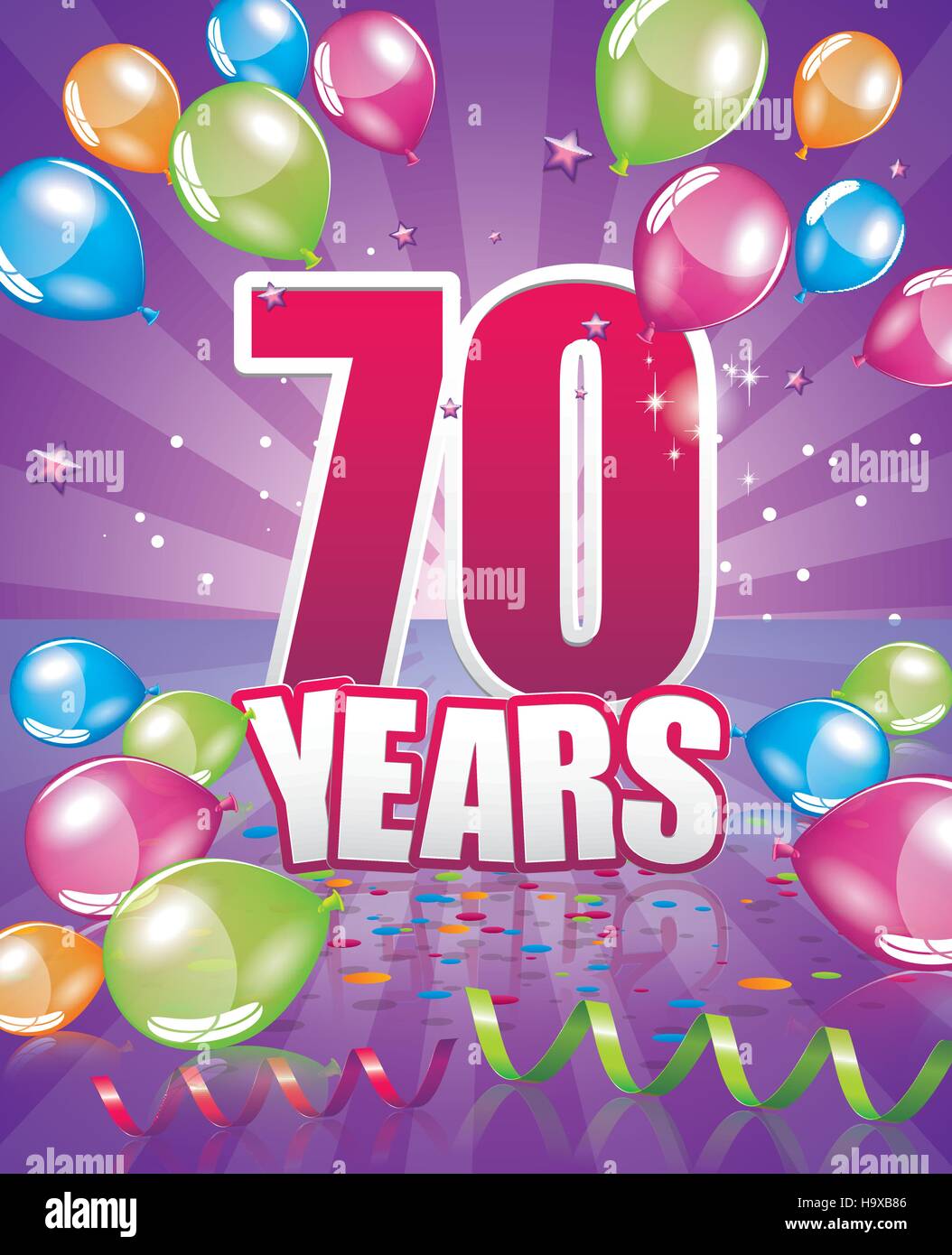 Hunts England Biglietto Di Auguri 70° Compleanno Per Zia - Collezione Meadow - 148x148 Mm Con Busta Marrone