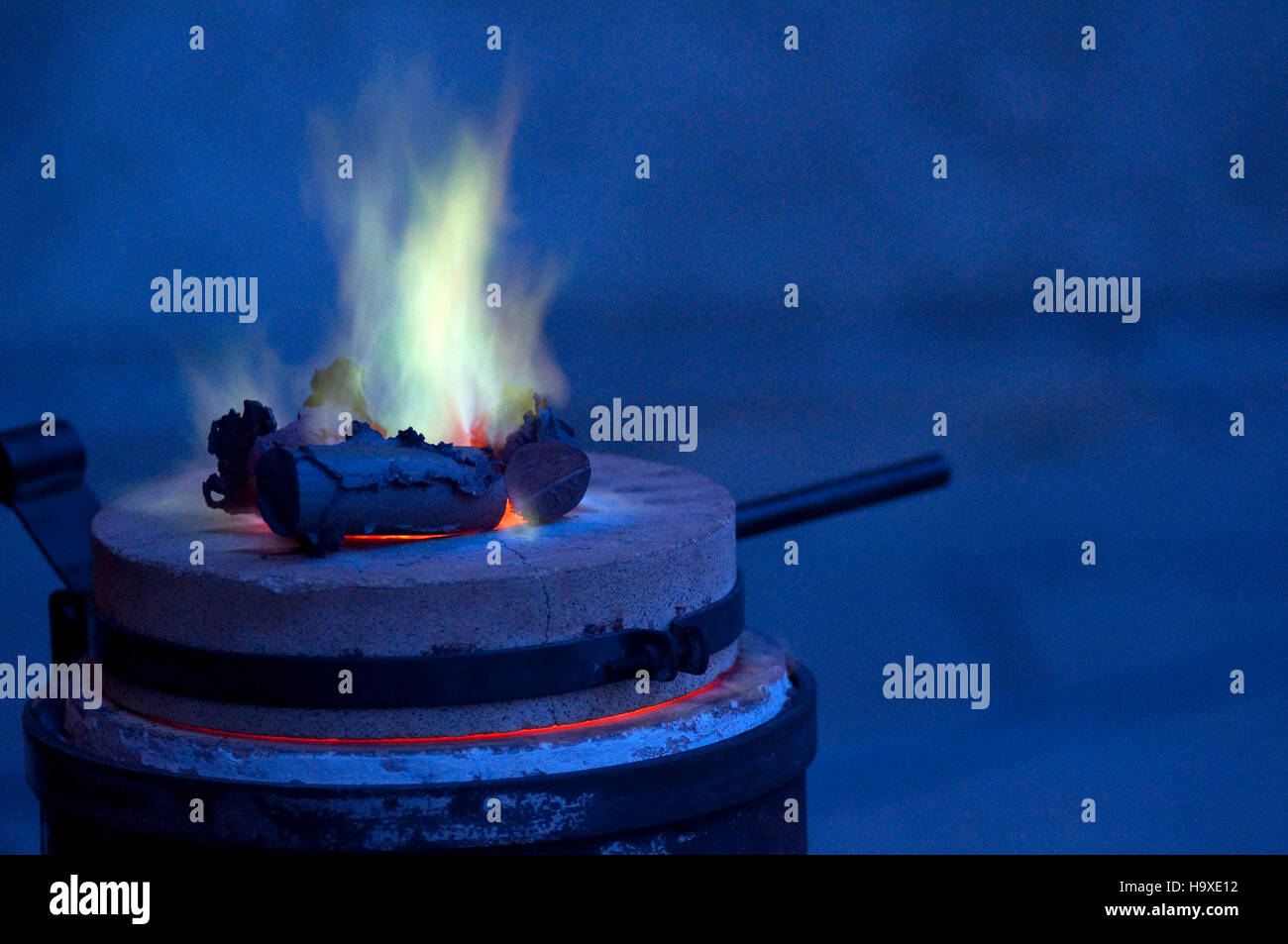 Fusione in bronzo Foto Stock