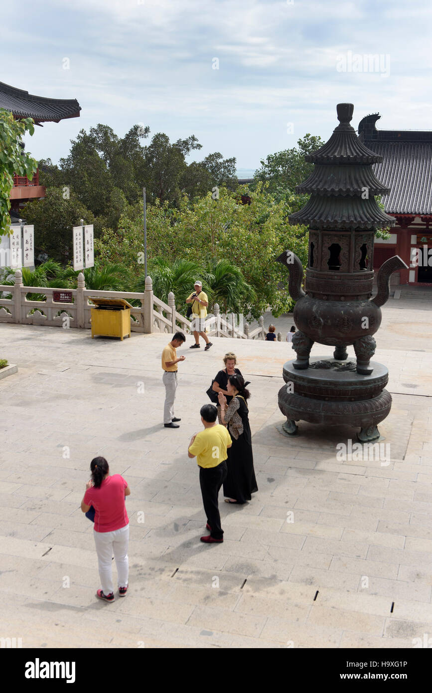 Nanshan-tempio composto vicino Sanya Hainan Island, Cina Foto Stock