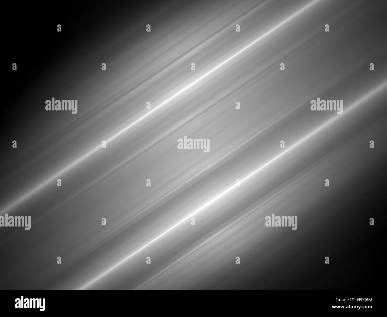 Double motion blur mappa di intensità, in bianco e nero di consistenza, generato dal computer intensità astratta mappa per lo schermo o un overlay, 3D render Foto Stock