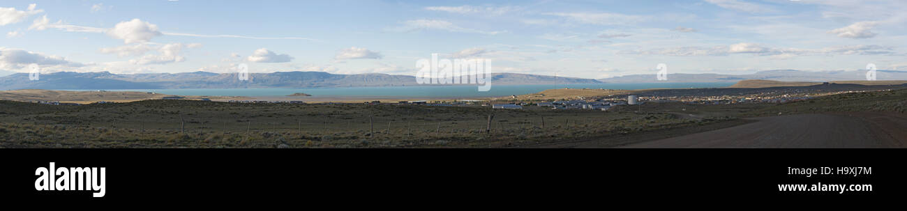 Argentina: il panorama mozzafiato della Patagonia nei pressi di El Calafate, la città sul confine meridionale del Lago Argentino Foto Stock