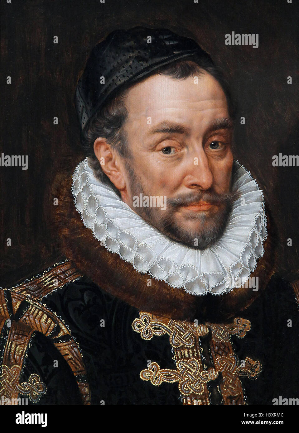 Guglielmo 1 Principe d'Arancio 1579 del pittore Adriaen Thomasz Key 1544-1589.pittore fiammingo di ritratti e dipinti religiosi Foto Stock