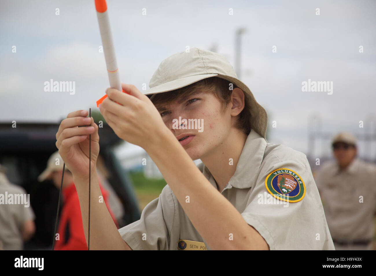 9727706122 badlandsnationalpark rocketry modello Foto Stock