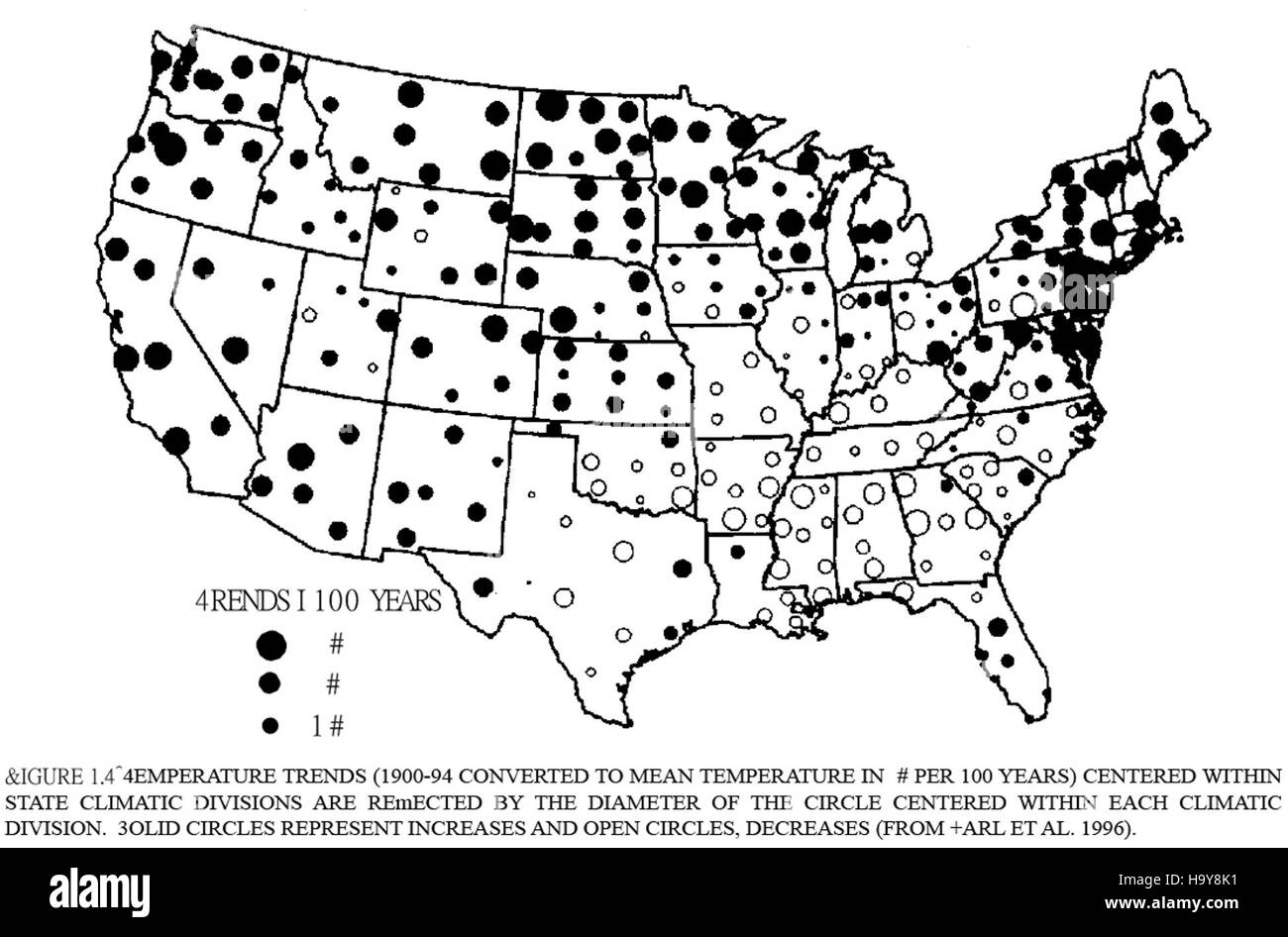 Questa immagine presenta una rappresentazione visiva del cambiamento climatico, evidenziandone gli effetti sui paesaggi naturali. Il grafico sottolinea l'importanza della conservazione ambientale e il ruolo dei parchi nazionali nel mitigare gli impatti del cambiamento climatico. Foto Stock